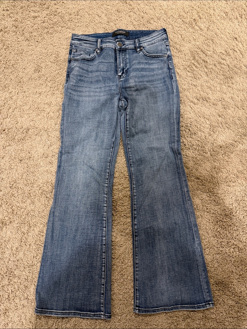 Liverpool Women's Medium Blue Flare Jeans